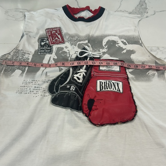 Raw Blue 3D Boxing Gloves Sleeveless Shirt. - Picture 8 of 11